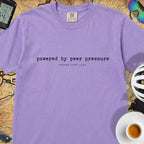 Powered by Peer Pressure Cycling T-Shirt — Violet
