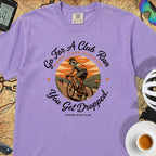 Cyclist Get Dropped T‑Shirt — Violet