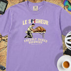 Soigneur Recovery TdF Cycling T-Shirt — Violet