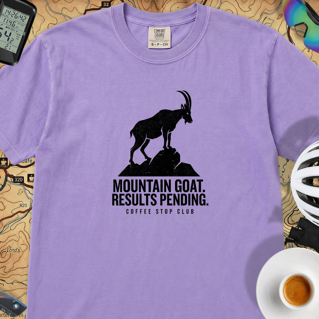 Mountain Goat Cycling T-Shirt — Violet