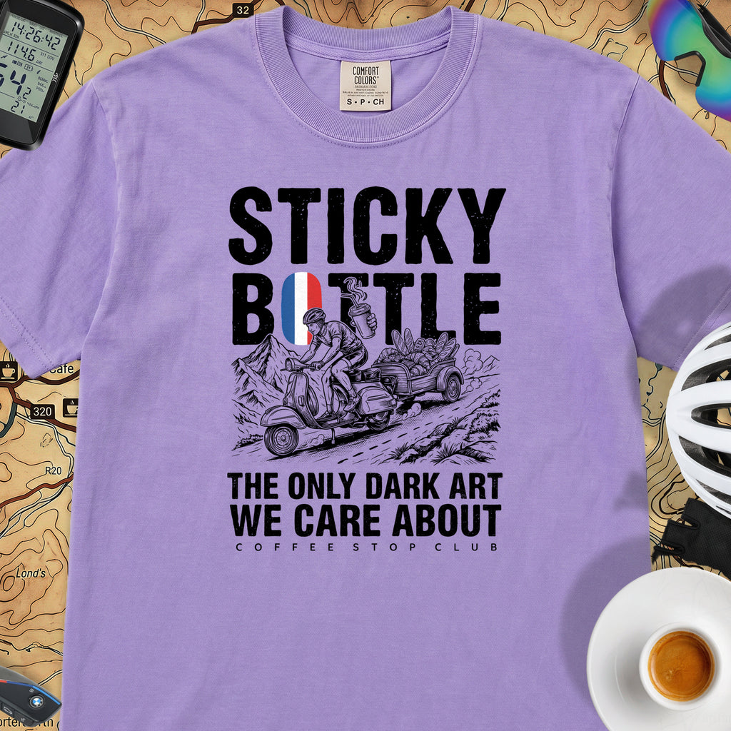 Sticky Bottle TdF Cycling T-Shirt — Violet