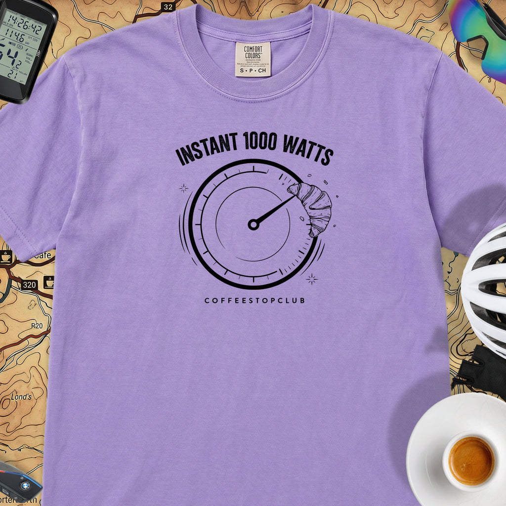 Instant 1,000 Watts Cycling T-Shirt — Violet