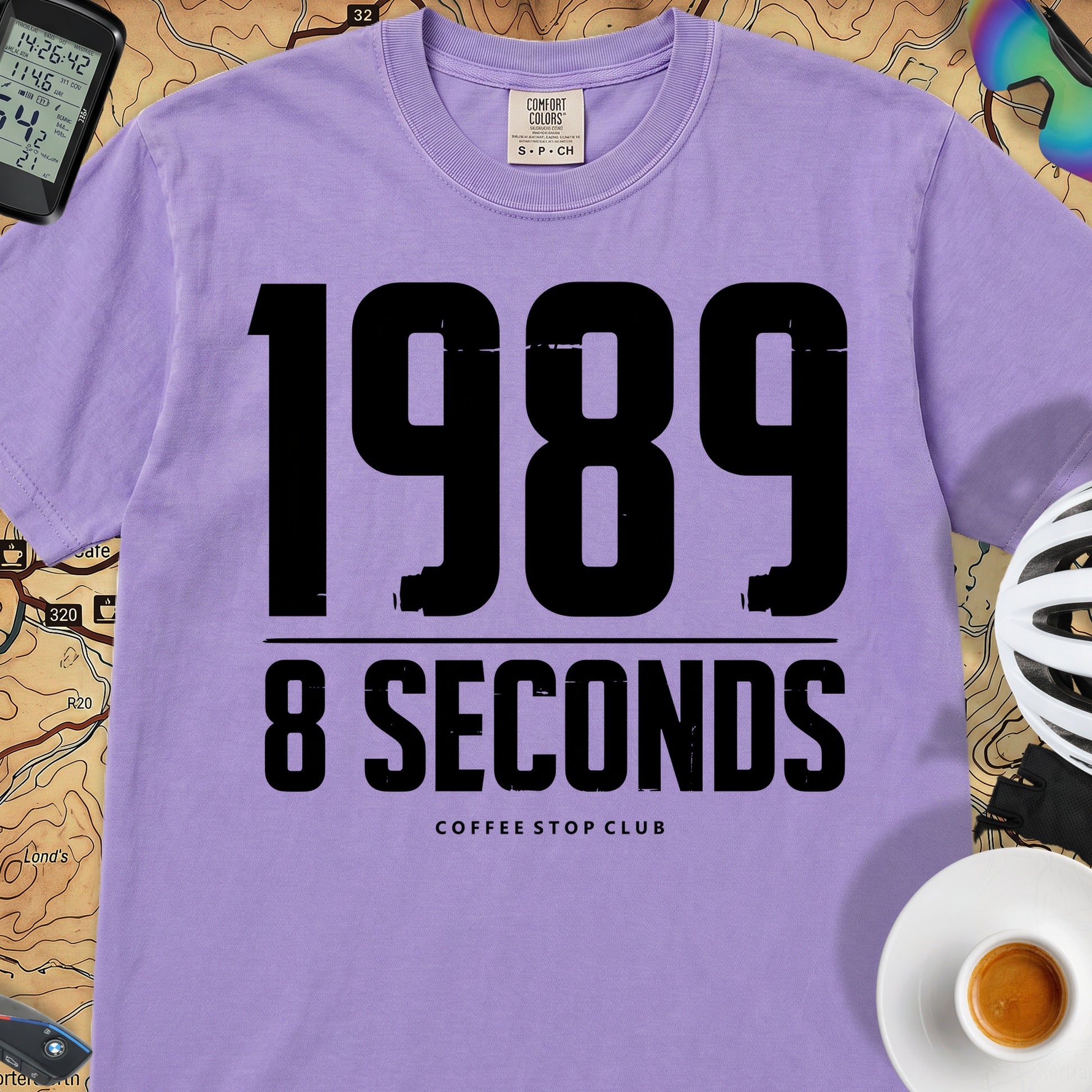 1989 in 8 Seconds T-Shirt — Violet