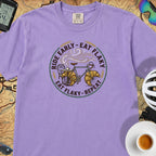 Ride Early Eat Flaky T-Shirt — Violet