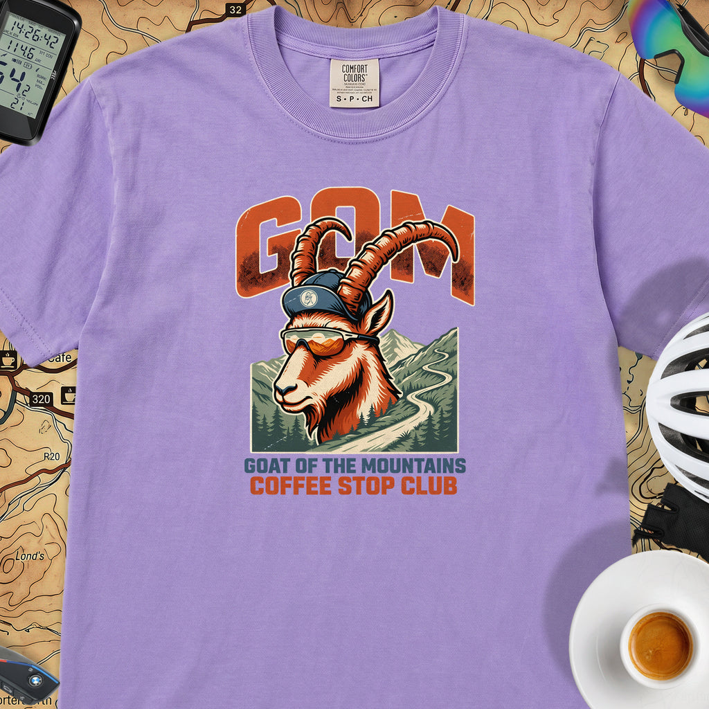 G.O.A.T.M Cycling T-Shirt — Violet