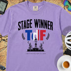 Stage Winner TdF Cycling T-Shirt — Violet