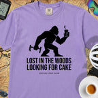 Lost in the Woods Bigfoot T‑Shirt — Violet