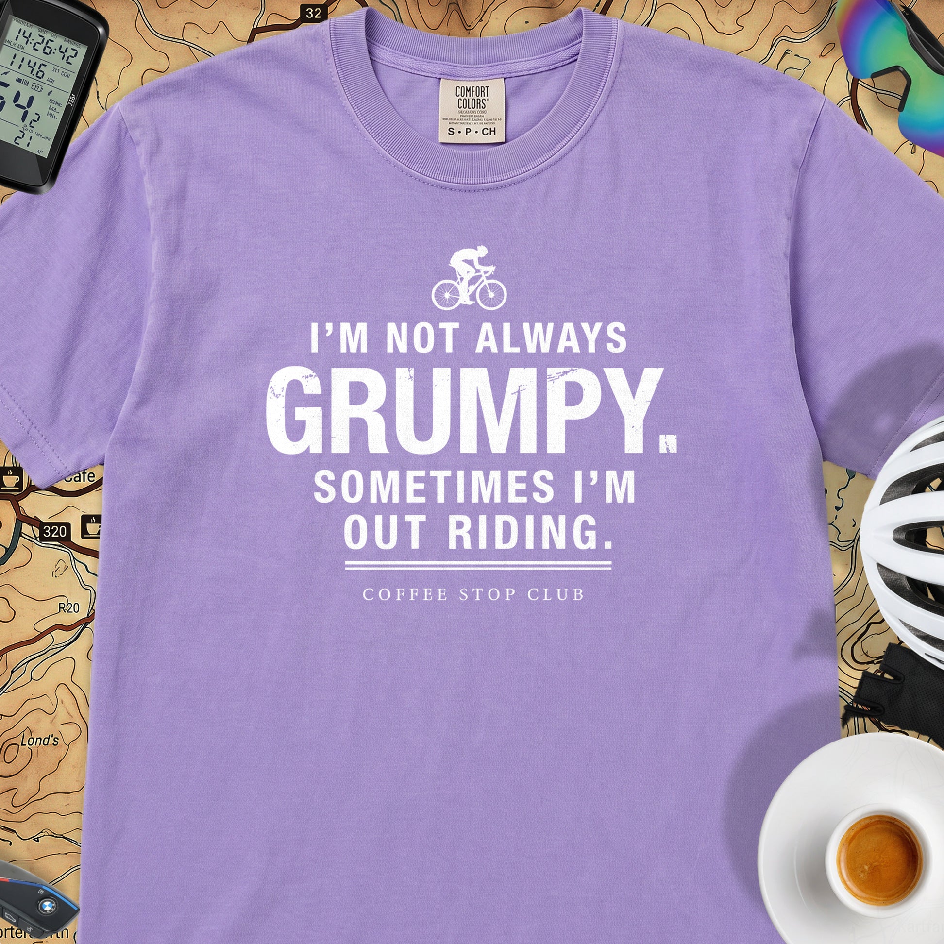 I'm Not Always Grumpy T-Shirt — Violet