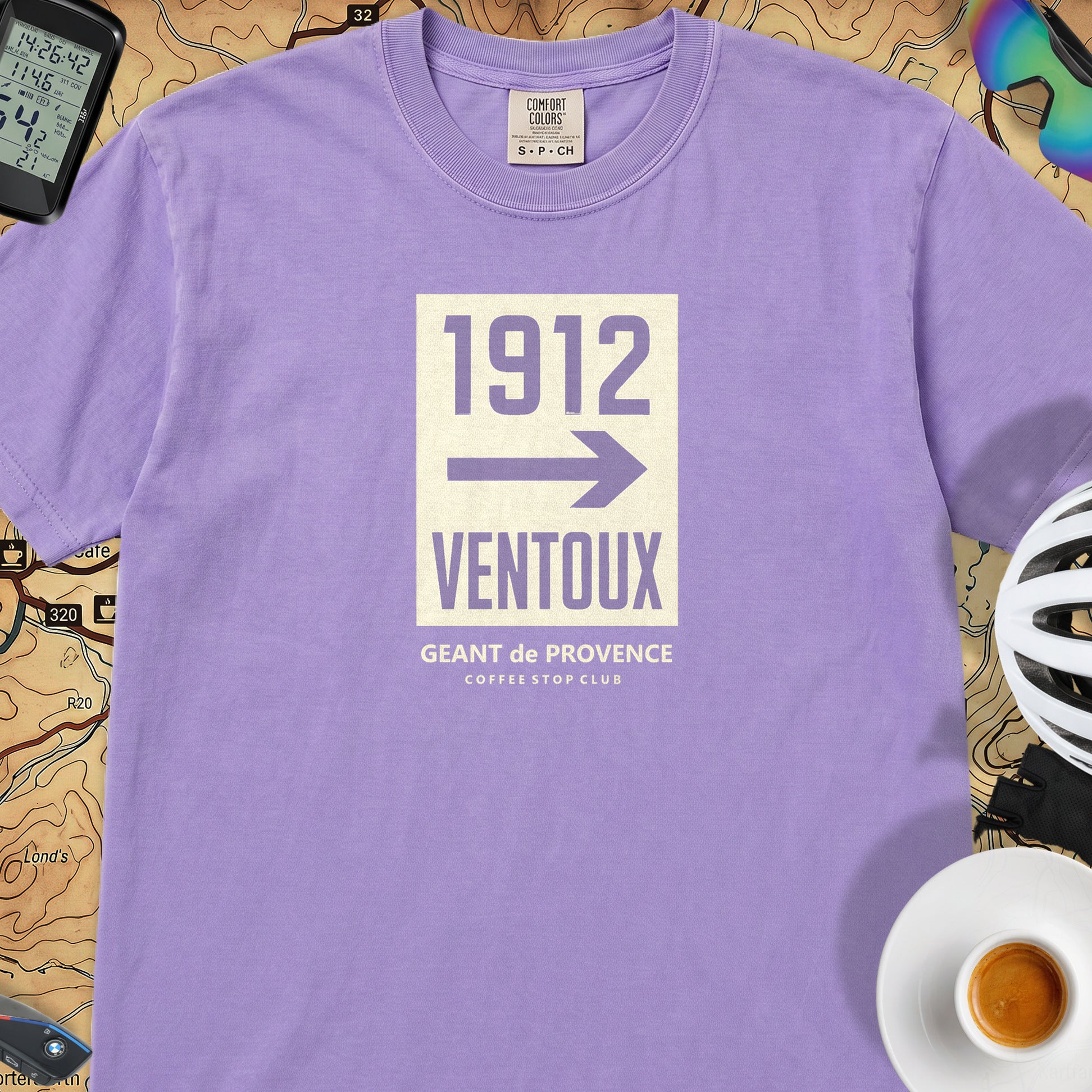 Ventoux 1912 T‑Shirt — Violet