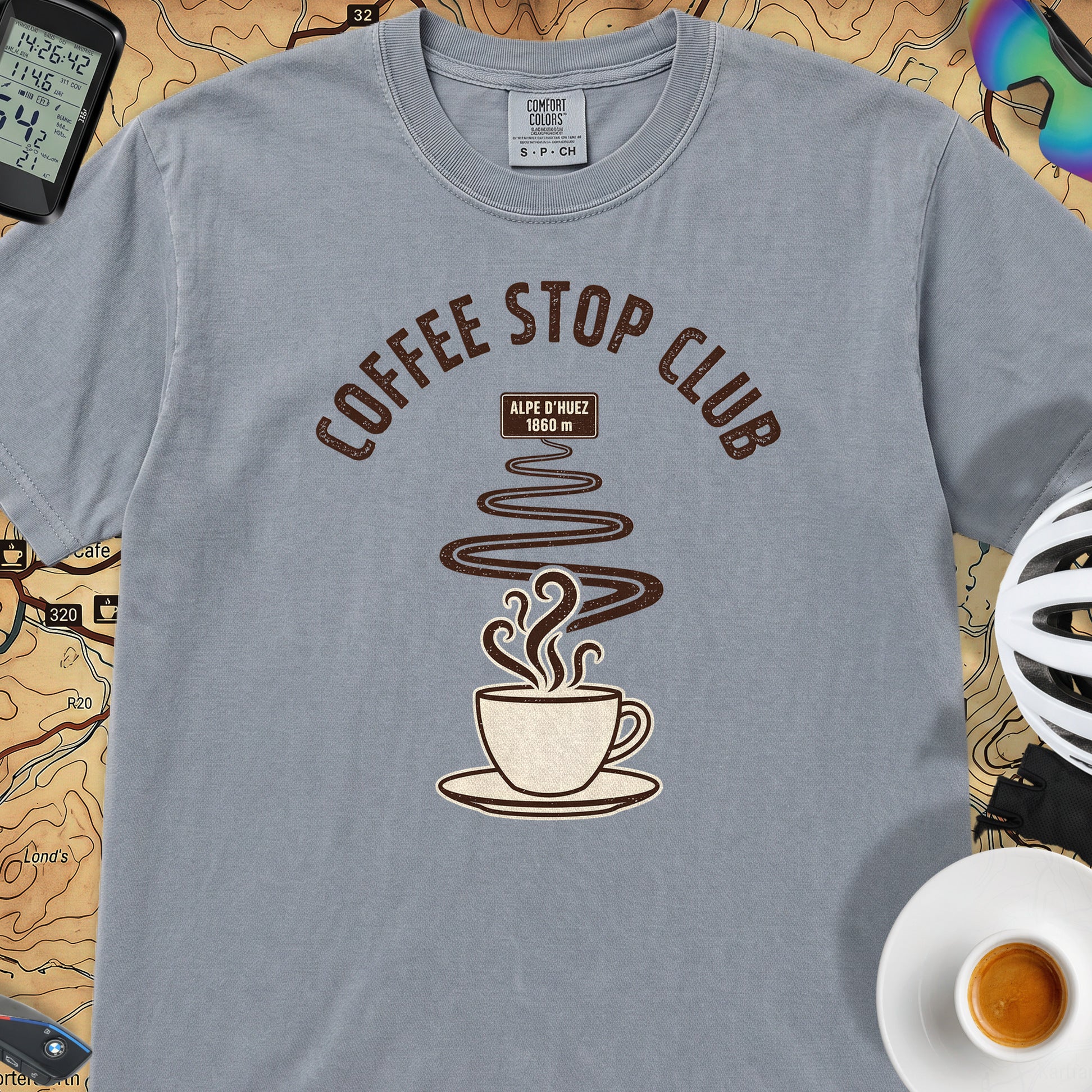 Coffee Stop Club — Washed Denim