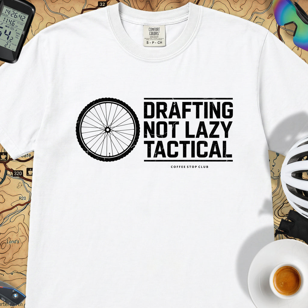 Drafting Not Lazy T-Shirt — White