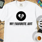 Latté Art Cycling T-Shirt — White