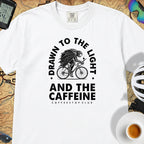 Drawn to the Light Cyclist T-Shirt — White