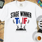 Stage Winner TdF Cycling T-Shirt — White