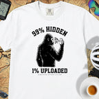 Sasquatch Hidden Cycling T-Shirt — White