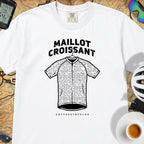 Maillot Croissant Cyclist T-Shirt — White