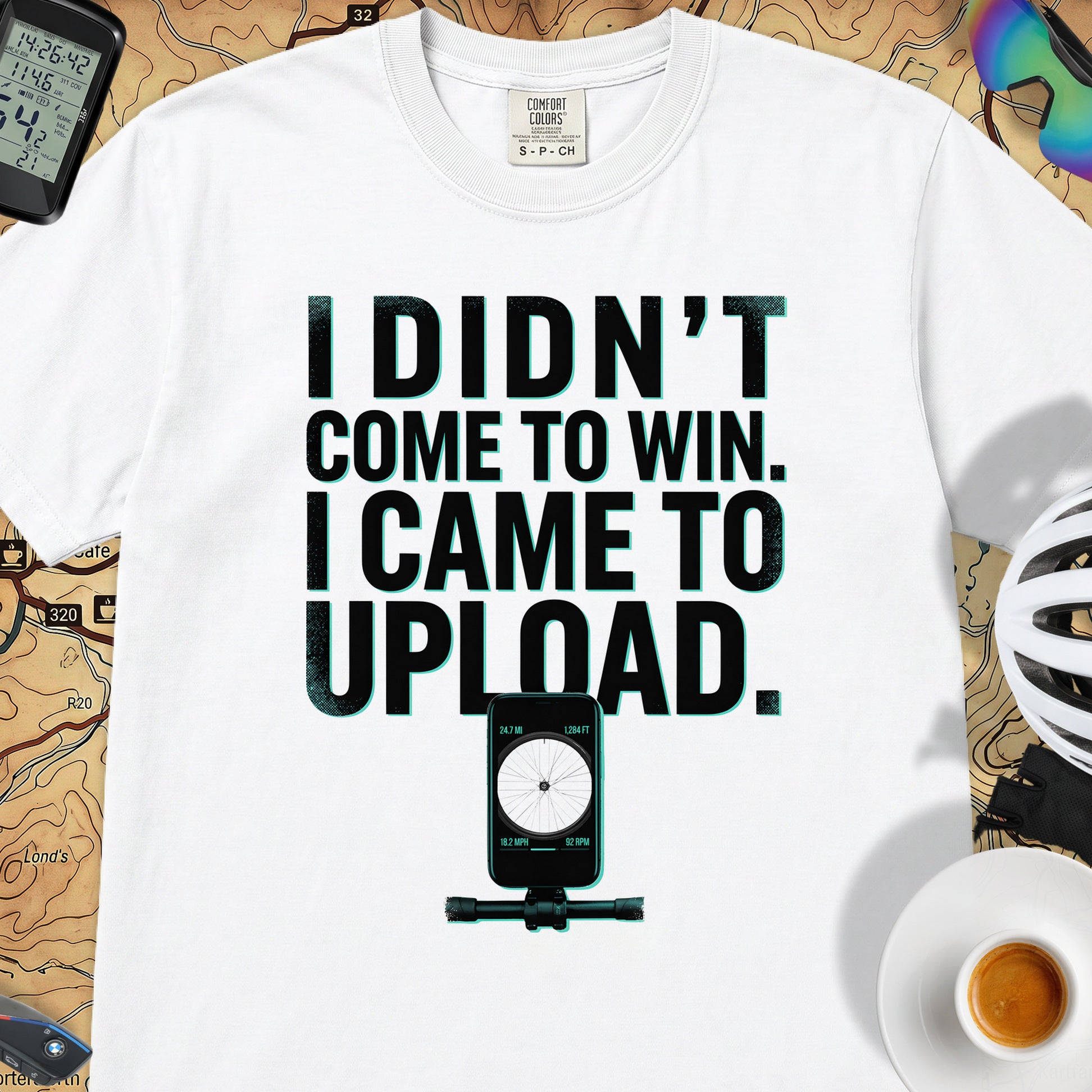 I Came To Upload T-Shirt — White