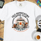 Self-Deprecating Cyclist T-Shirt — White