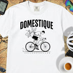 Domestique Delivery Cyclist T-Shirt — White