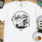 Good Coffee Stop Club T‑Shirt — White