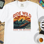 Ride Wild Cycling T-Shirt — White