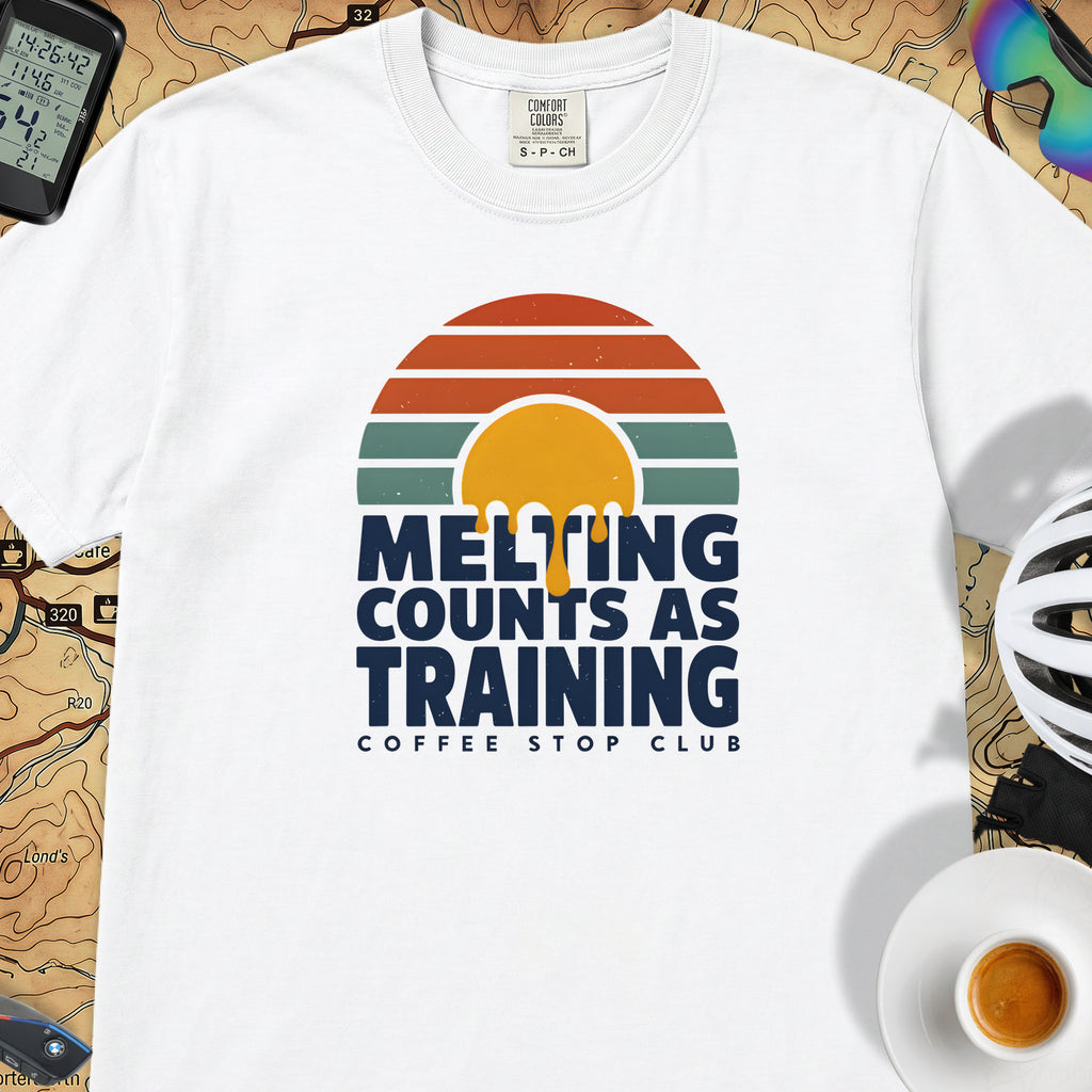 Melting Counts Cycling T-Shirt — White