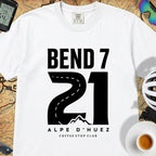 Bend 7 L'Alpe T-Shirt — White