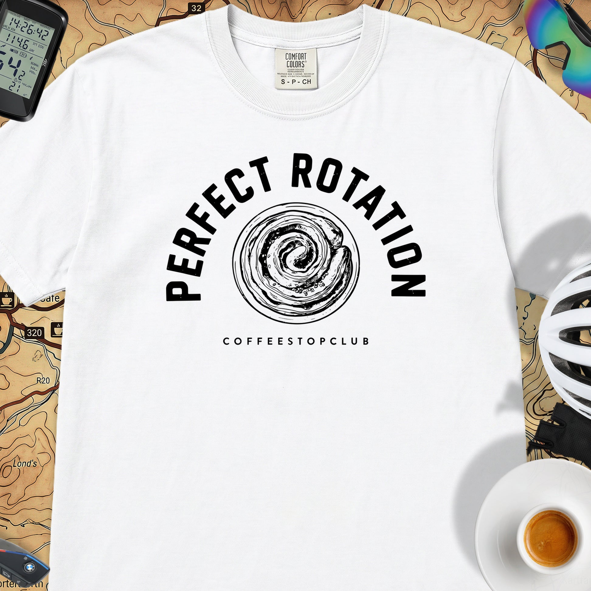 Perfect Rotation Cycling T-Shirt — White
