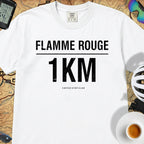 Flamme Rouge 1Km T-Shirt — White